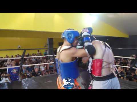 TV THAI | Jardel ( Lets Go ) vs Ítalo ( MTB ) 085 Stadium Muay Thai