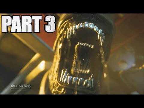 Alien: Isolation Walkthrough Part 3 - Nostromo Flight Recorder - Gameplay Review Let's Play Xbox One