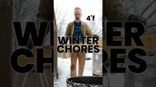 Winter Chores at Wineberry Hill