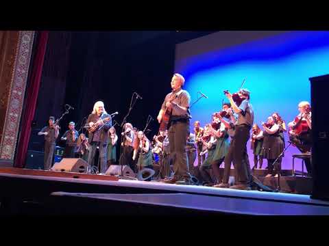 Saline Fiddlers Perform Orange Blossom Special and Blackberry Blossom with Ricky Skaggs