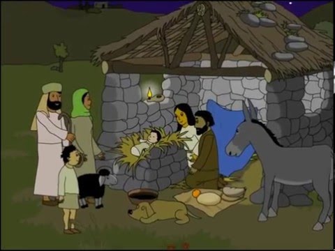 sulla strada polverosa - canzone di natale per bambini