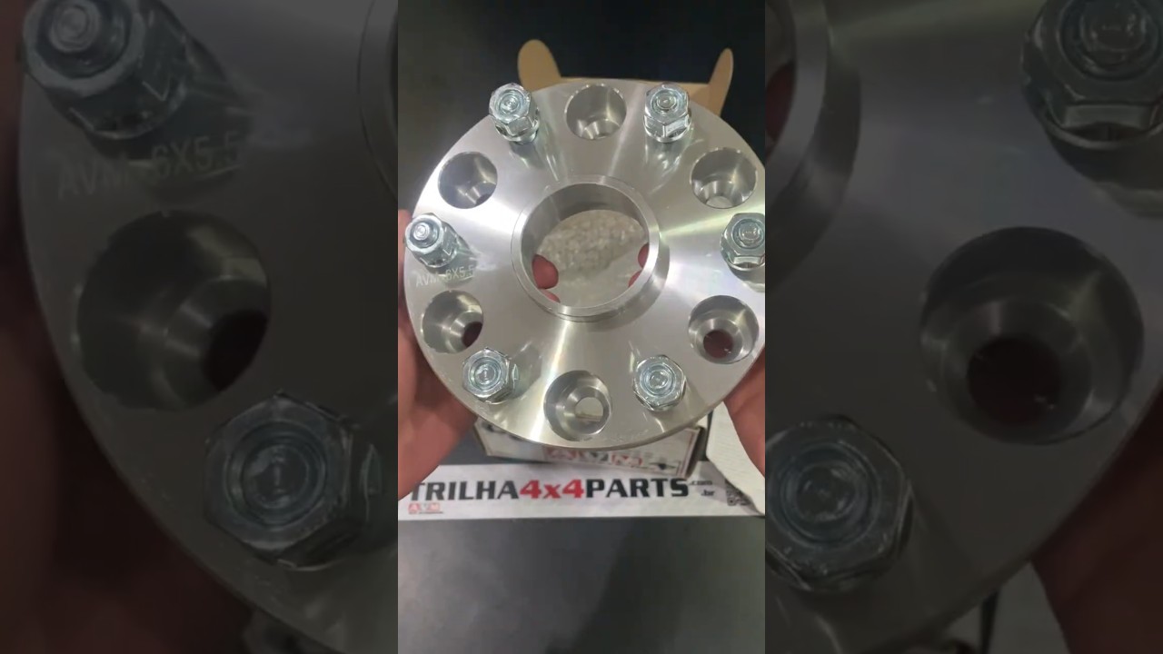 Espaçador de Rodas AVM 38mm 6W094 #mitsubishi #dakar #triton #l200 #pajero #trilha4x4parts