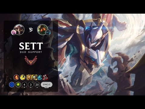 Sett Support vs Nautilus - EUW Grandmaster Patch 12.12