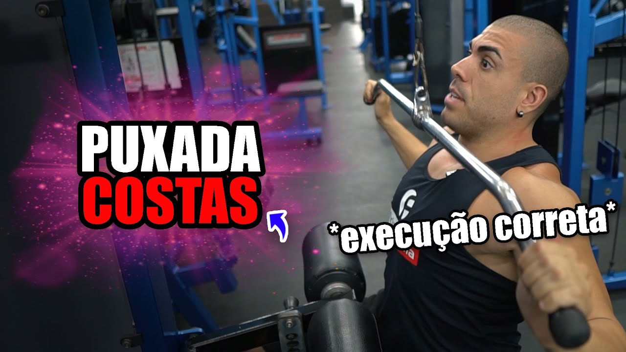 Como realizar perfeitamente puxada costas