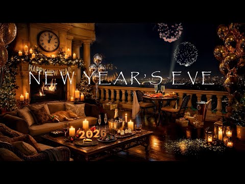 🎉NEW YEAR’S EVE CELEBRATION AMBIENCE🎇FIREWORKS🎆BALLOONS 🎈PARTY SOUNDS 🎁FIREPLACE🥂POPPING CHAMPAGNE🍾