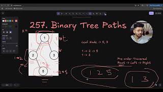 YouTube video 'Leetcode Problem 257 | Binary Tree Paths - Code Walkthrough'