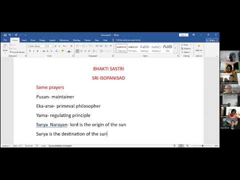 Bhakti Shastri - Sri Isopanisad - Session 10 - 25th May