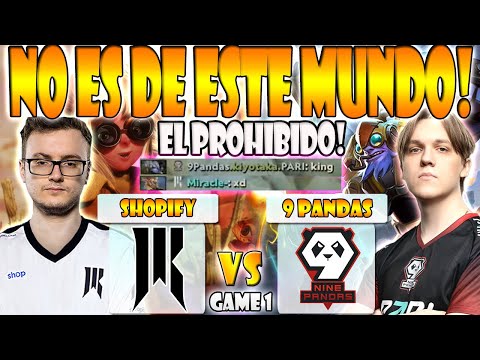SHOPIFY REBELLION VS 9 PANDAS BO2[GAME 1] MIRACLE VS RAMZES, KIYOTAKA-DREAMLEAGUE SEASON 20 - DOTA 2
