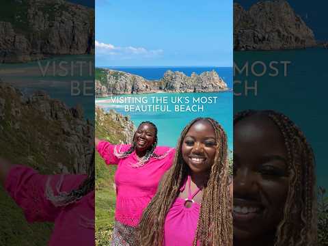 Visiting the most beautiful beach in the UK | Porthcurno Beach in Cornwall