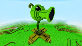 Cómo Hacer La Lanzaguisantes En Minecraft // How To Make The Peashooter In Minecraft (PVZ MINECRAFT)