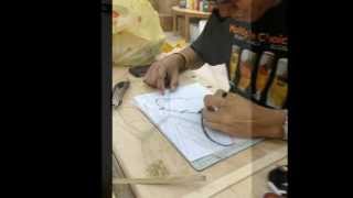 OTO kite workshop  ( Turn on full volume to enjoy the sound of carfting)