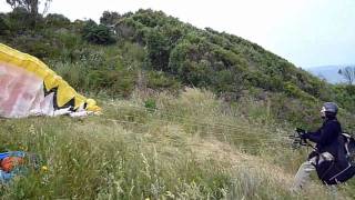 preview picture of video 'Paragliding Shoreham 26-11-2010'