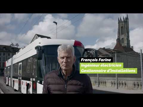 Les trolleybus à batterie des Transports publics fribourgeois (TPF)