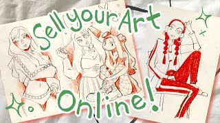 How to Sell Your Art Online with Sketchbooks! 💸