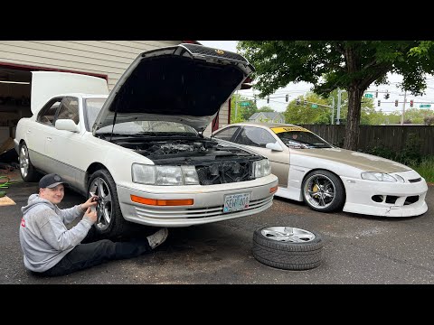 UCF10 LS400 Super Low Coilover Install!