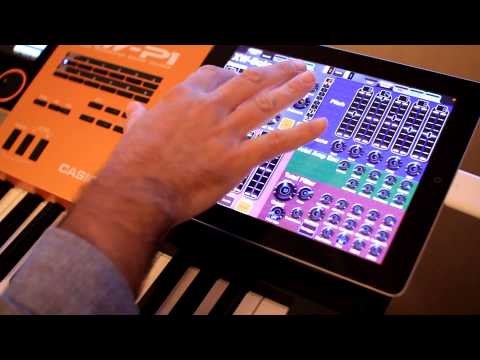 MIDI Designer XW for iPad:  Casio Solo Synth Controller