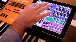 MIDI Designer XW for iPad:  Casio Solo Synth Controller