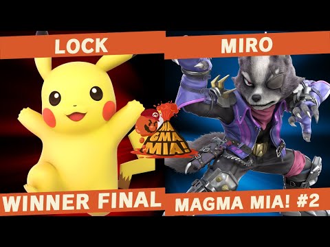Lock(Pikachu) vs Miro(Falco/Wolf) - WINNER FINAL - MAGMA MIA! #2