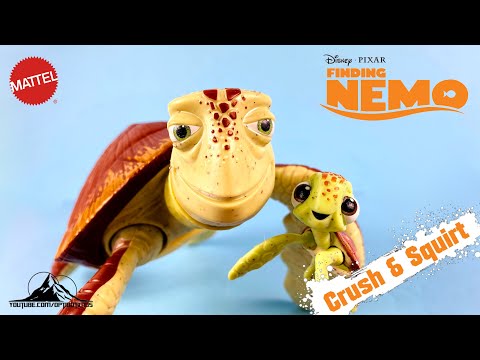Mattel Disney/Pixar Featured Favorites CRUSH & SQUIRT Video Review
