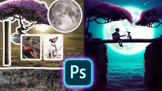 Aesthetic Photo Manipulation Photoshop Tutorial|Speed Art | Free PSD