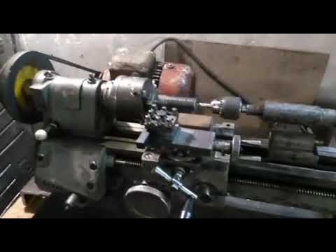 Токарный станок TSA 16 первая стружка.