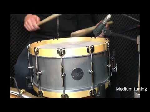 Steeldrum 14x6,5 Iron wood hoops - Test