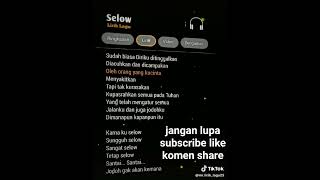 Download lagu lirik lagu dj selow mp3