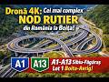 Dronă 4K Cel Mai Complex Nod Rutier Din România La Boița A1 A13 Sibiu Făgăraș Lot 1 Boita Avri