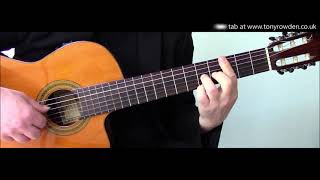 Broken Bicycles - Tom Waits fingerstyle guitar solo - link to TAB in description