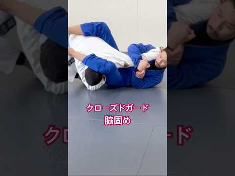クローズドガードから脇固めやるマン#テクニック #格闘技 #技紹介 #ブラジリアン柔術 #bjj