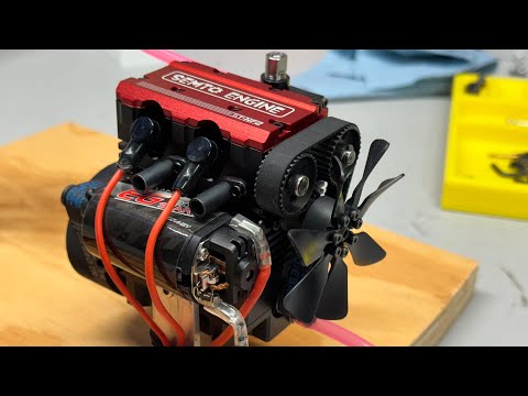 NITRO 2 Cylinder 4 Stroke Engine Build And Test