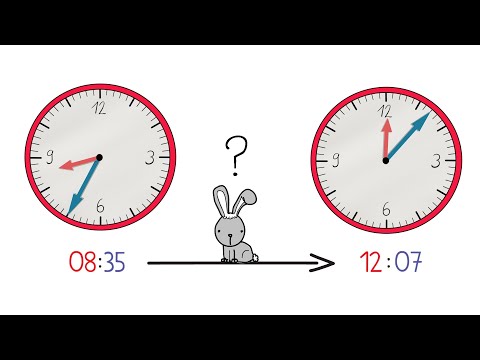 Zeitspannen berechnen: Erklärung für Kinder (Zeitdauer)