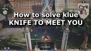 MK1 Invasions - How to solve klue KNIFE TO MEET YOU in Sun Do Festival mesa (Season of Storms)
