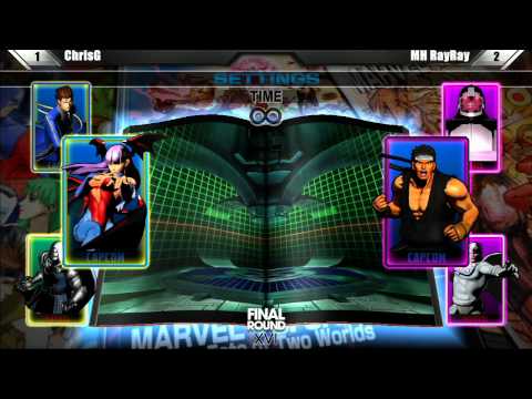 UMVC3 Top 8 AGE ChrisG vs MH RayRay - Final Round XVI Tournament