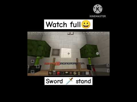 🔥Ultimate Minecraft Sword Stand Tutorial🔥 #Vincenzo