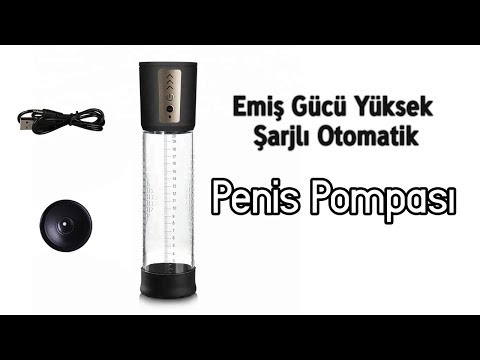 Emiş Gücü Yüksek Şarjlı Otomatik Penis Pompası