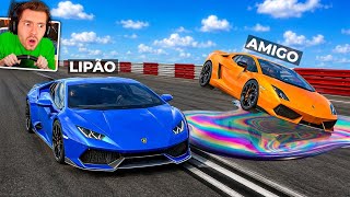 TROLLEI meu amigo com ÓLEO REALISTA no BeamNG Drive MP!