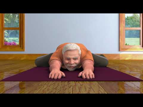 Yoga with Modi : Shashankasana English
