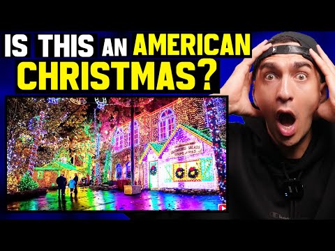 New Zealander Reacts | America’s 24 MOST Festive Christmas Towns (They Light Their BOATS Up?!)