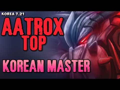 Korean Master plays Aatrox top v Jayce matchup - Korean SoloQ P 7.21
