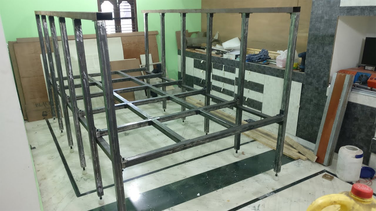 Learn Building a Six Axis CNC Router Machine - Completing the Steel base - Part-2 by AMbros custom