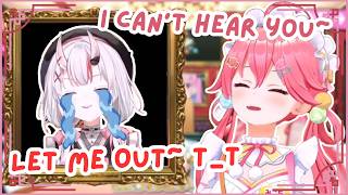 Miko WINS Against Ayame And LOCKS Her In A Frame As A TROPHY! 😂😭 | Hololive Clip