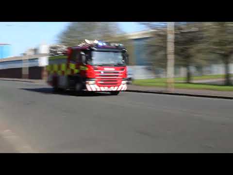 Springburn's Reserve First Pump  Responding - Scottish Fire & Rescue Service