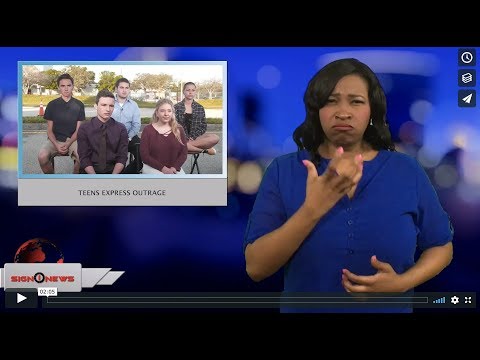 Teens express outrage (ASL - 2.18.18)
