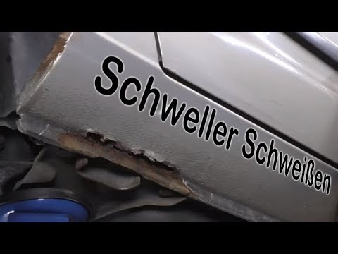 Der Kampf gegen den Rost - Schweller Schweißen, Lackstellen bearbeiten