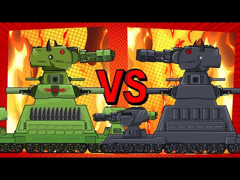 "Commander KV88 VS Anti Commander" Cartoons about tanks