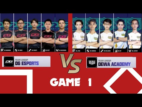 ASL Winter 2021 : DG ESPORTS VS DEWA ACADEMY [ GAME 1 ] GARENA AOV