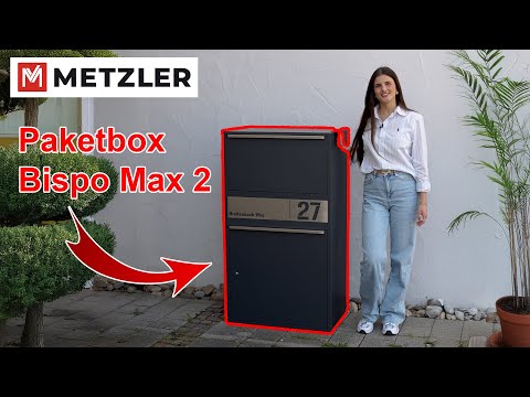 Metzler Bispo Max 2 - Die neue XXL-Paketbox mit mehr Platz für Ihre Lieferungen!