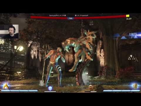 Injustice 2 1st MP gameplay pt5 - Aquaman vs. Scarecrow