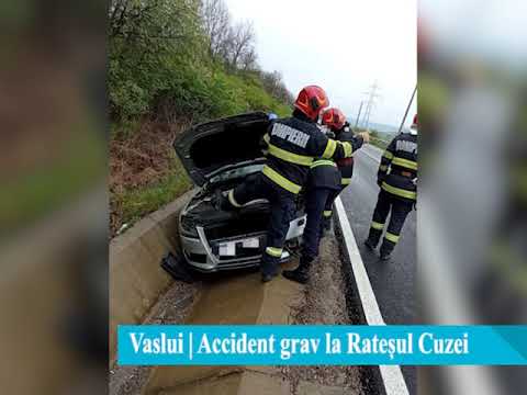 Vaslui | Grav accident rutier la Ratesul Cuzei
